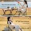 Foldable Outdoor Camping Recliner Chair - Ideal for Fishing, Picnics, and Sketching.