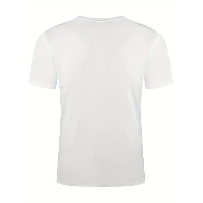 Sommer Herren 100 Baumwolle Lässig Locker Übergröße Pokerkarte Muster Gedruckt Sport Bequem Rundhals Kurzarm T-Shirt