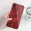 Pouzdro na telefon Snake Skin pro Huawei P50 P40 P30 P20 Pro Mate 40 30 20 Pro Nova 9 8 7 PC Skleněný kryt telefonu