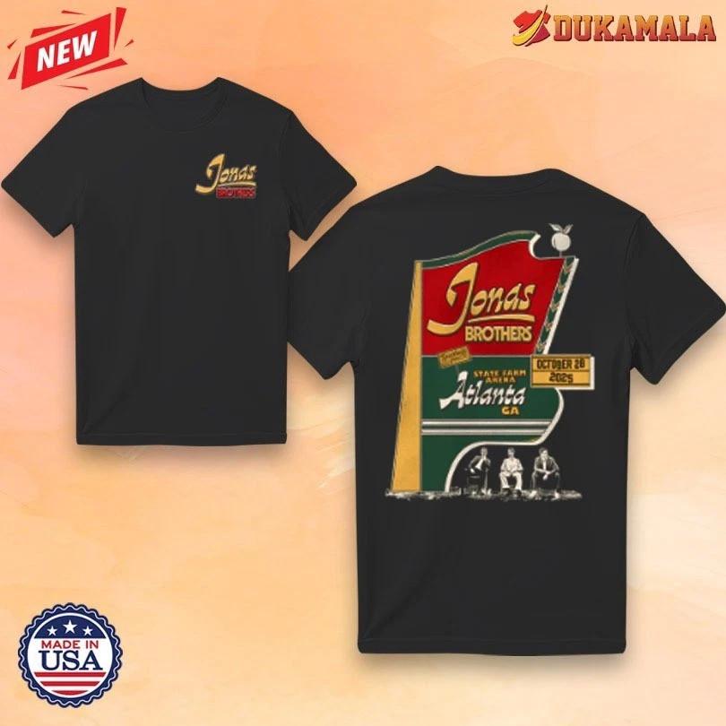 Jonas Brothers Oct 28 2025 Atlanta, GA Event T-Shirt Reprint S