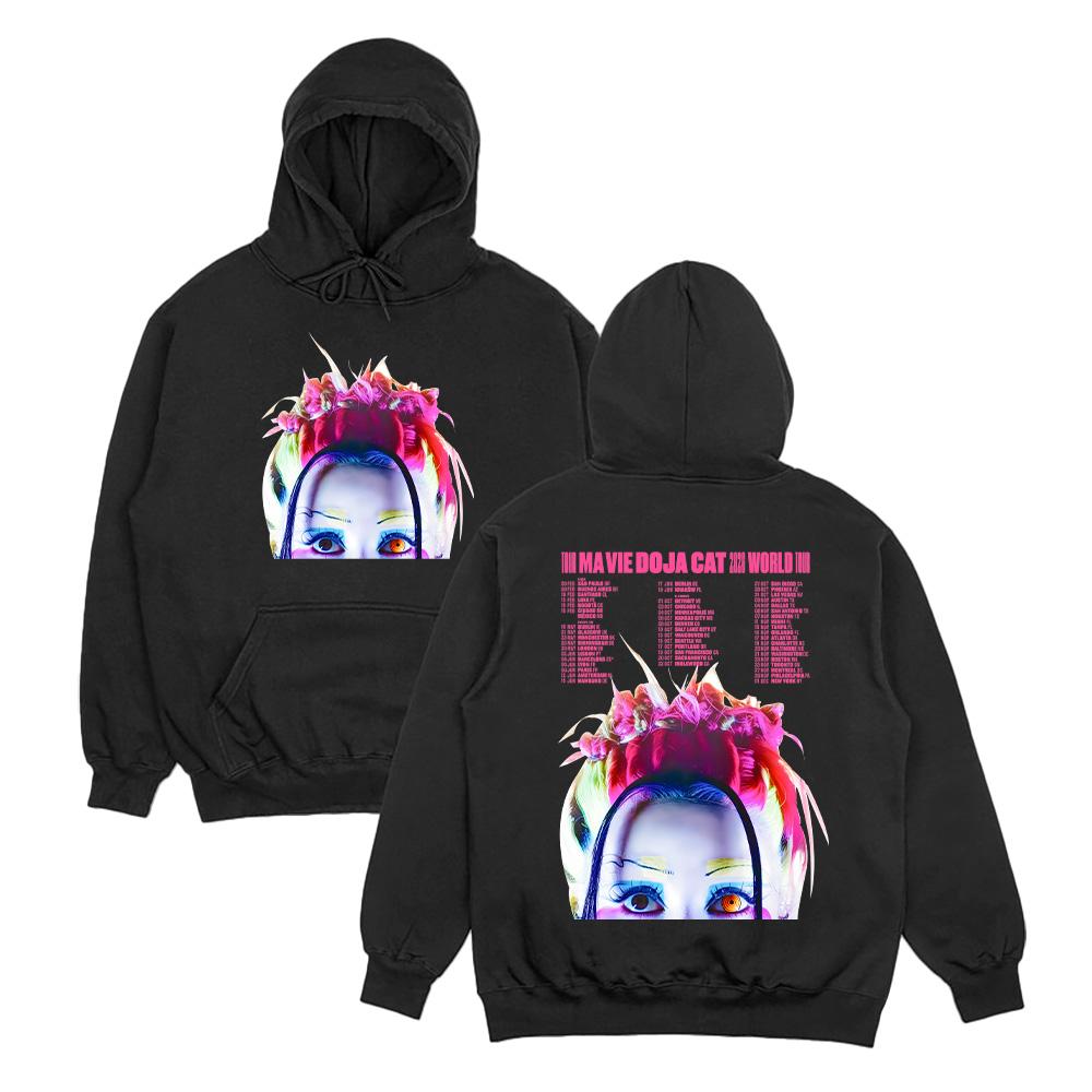 Y2k Hip Hop Hoodies Doja Cat 2026 Welttournee Pullover Lässig Locker Unisex Kleidung Mode Vielseitiges Sweatshirt Lässig