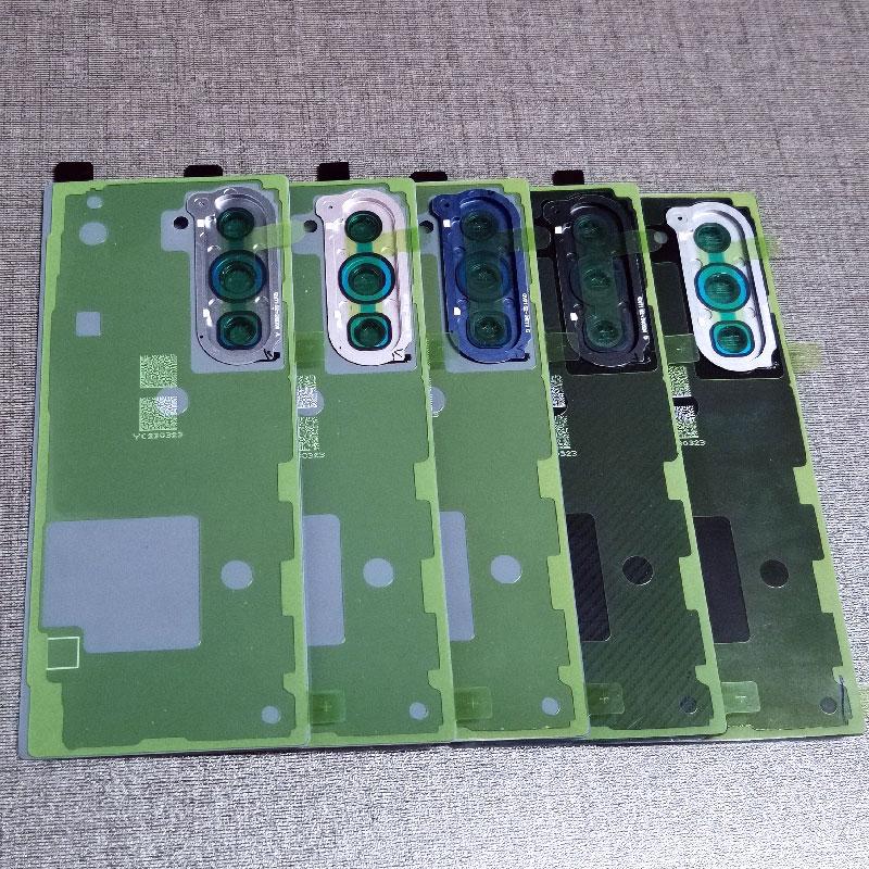 For Samsung Galaxy Z Fold 6 Fold6 5G Back Battery Cover Glass Door Rear Housing Cover Replacement With Camera Lens z fold6 F956B