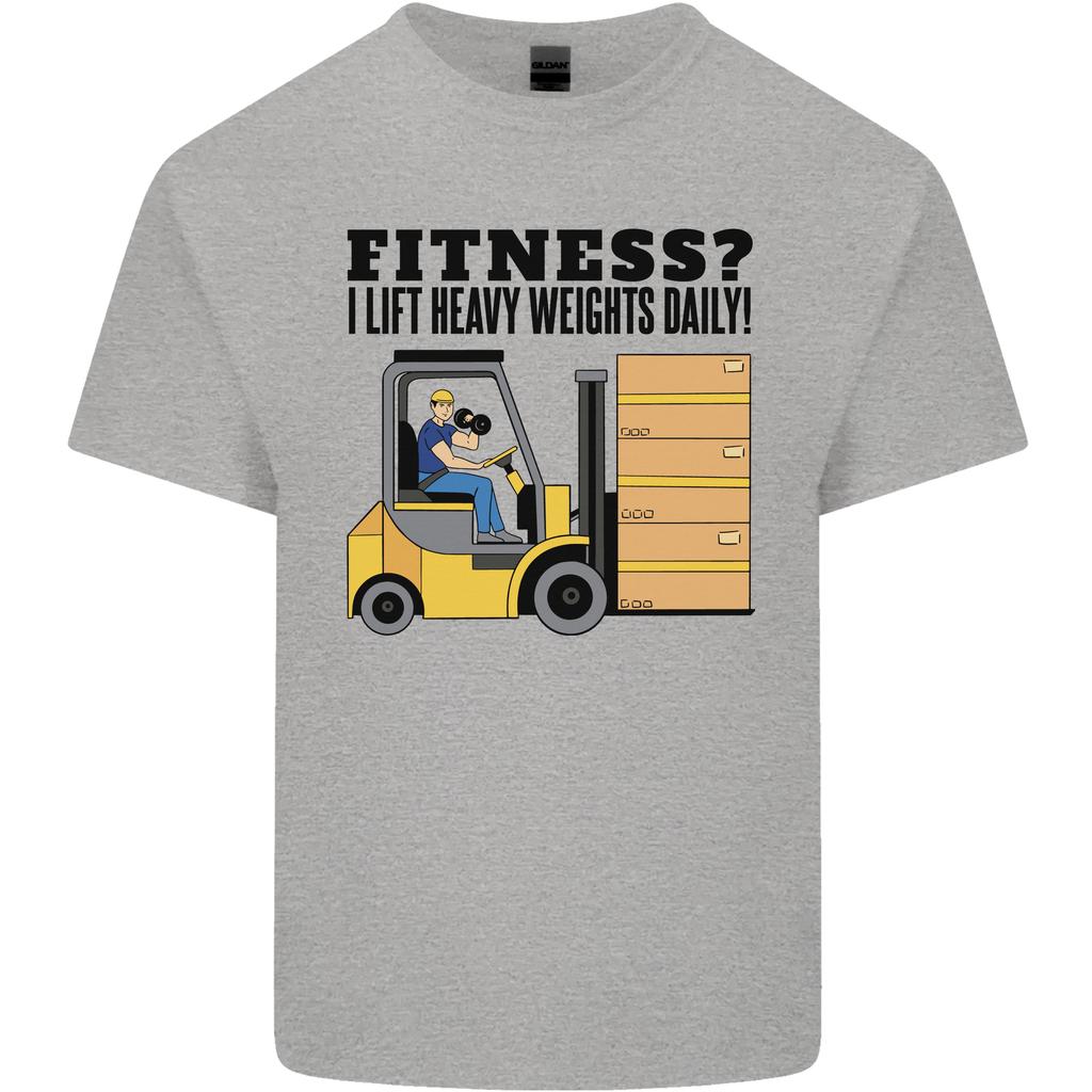 Forklift Driver I Lift Heavy Weights Funny Unisexs Light Cotton TShirt