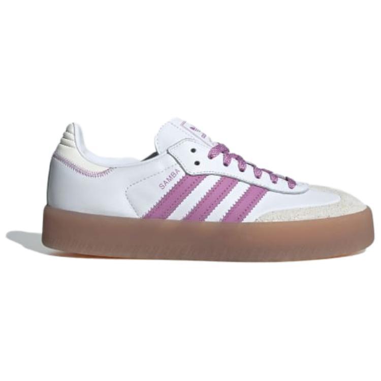 adidas Womens Sambae 'White Preloved Purple' (women's Sizes) Cloud White / Preloved Purple / German Army Trainers IE9106