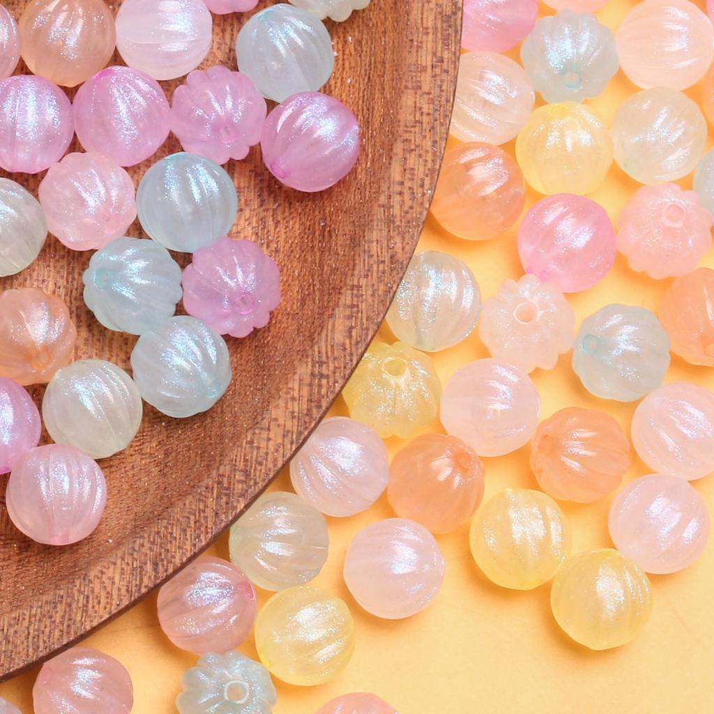 Około1180/680szt. Modna bransoletka makaroniki DIY materiały do rękodzieła serce/lampion luźne koraliki na naszyjnik akrylowa biżuteria do robienia