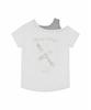 DAUSPICE (Duc) Bb Layered One-Shoulder T-Shirt White