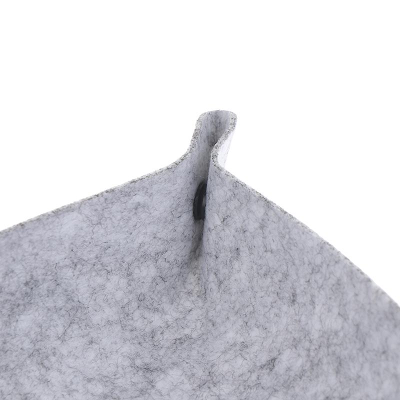 Felt Storage Tray For Kids And Adults - Desktop Organizer, Office Items Storage, Mouse Pad Storage Partition Tray