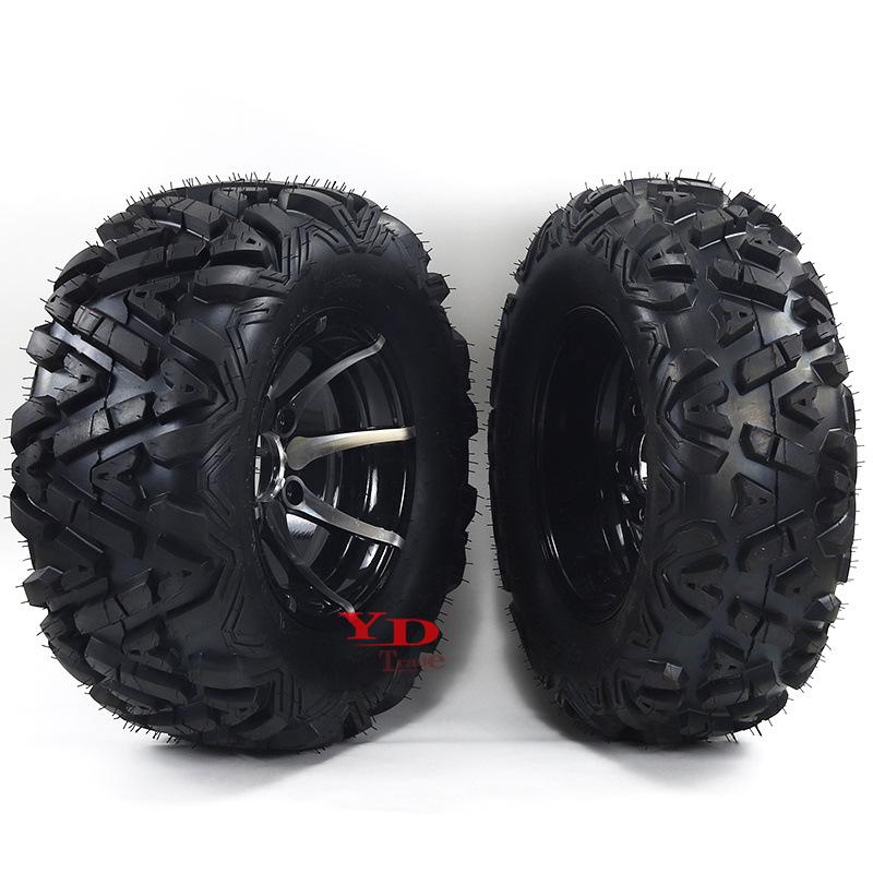 Go-Kart ATV Off-Road cu Roți din Aliaj de Aluminiu de 12 Inch și Anvelope Pneumatice 25x8-12/25x10-12