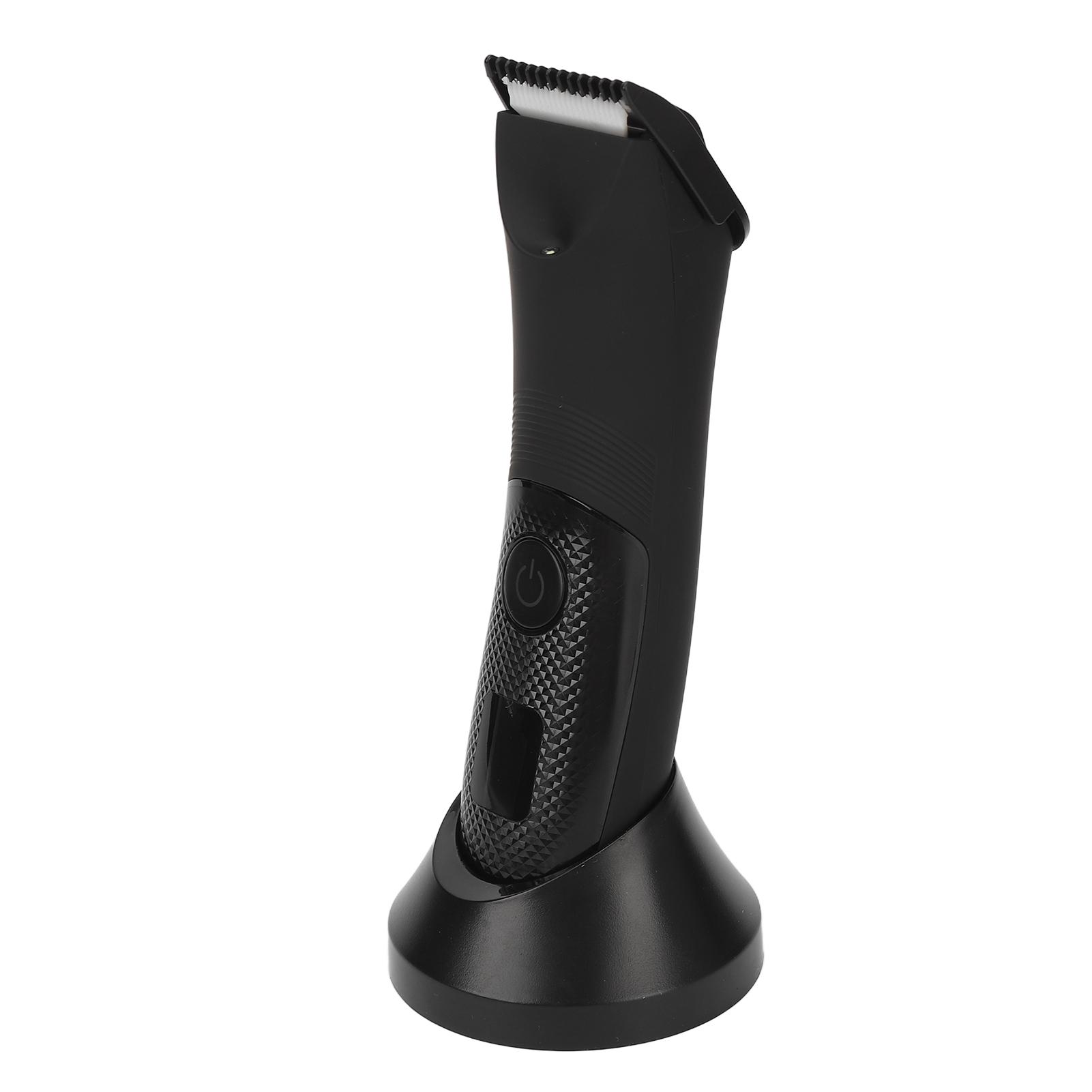 

Электрическая машинка для стрижки волос на теле, керамическая режущая головка, перезаряжаемый через USB триммер для волос на теле для мужчин