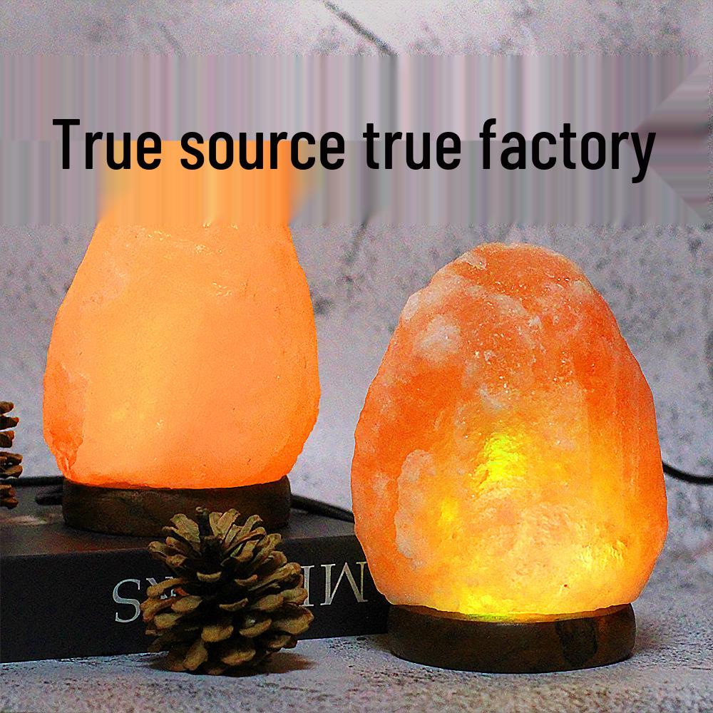 

Himalayan Salt Lamp USB with Colorful LED & Warm Yellow Night Light 0.5W