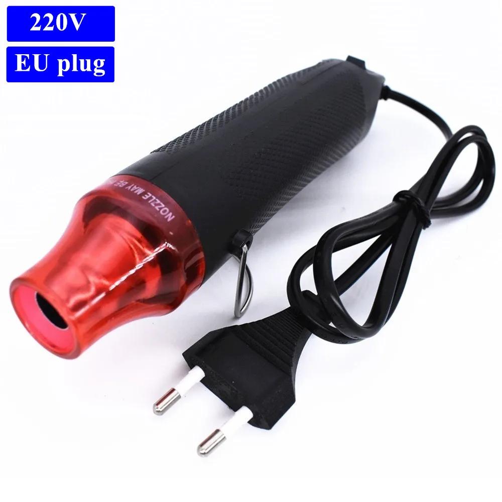 Home Heat Gun Electric Power Hot Air 300W 220V 110V EU US Plug Multi Purpose Soft Ceramic Seat DIY Tool for Heat Shrink Tube