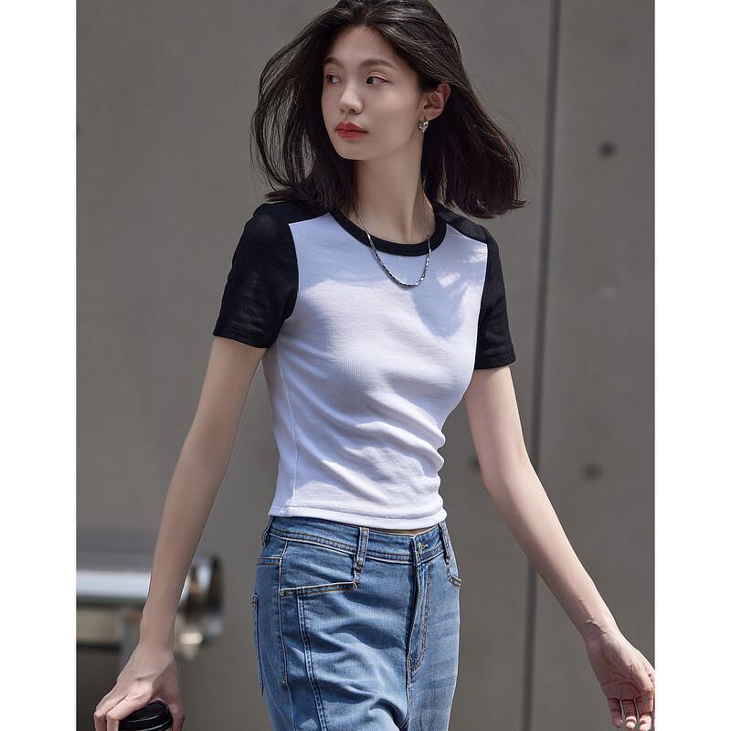 DME Women s High-Elastic Cotton Blend T-Shirt S