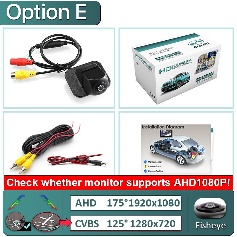 

GreenYi HD AHD 1080P 170 Degree Fisheye Lens Vehicle Rear View Camera For Mazda CX-3 Mazda CX 3 CX3 2015-2017 Car