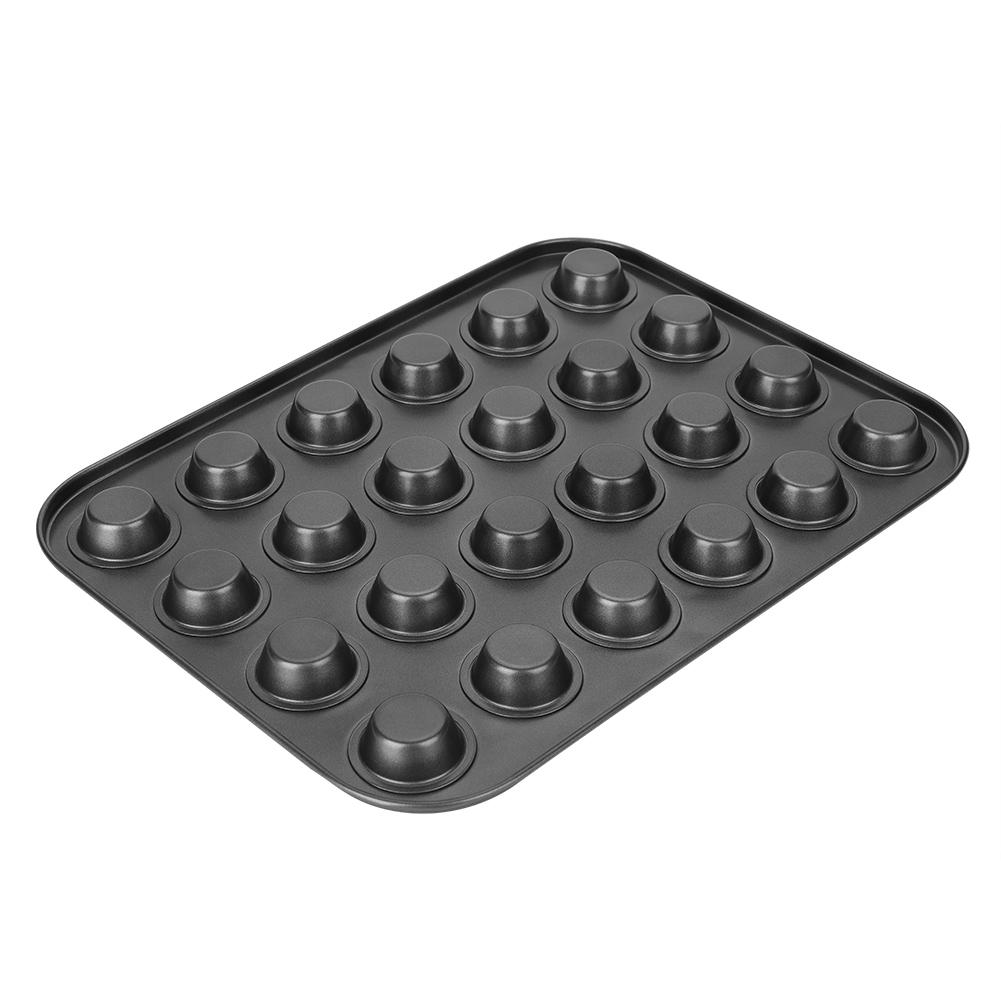 24 Cups Stainless Steel NOn Sticky Cake Muffin Egg Tart Baking Pan Mold