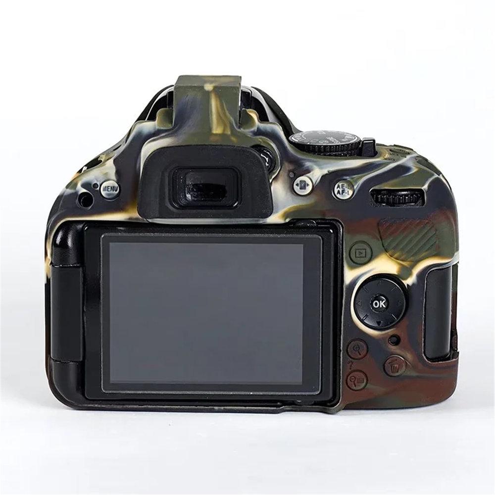 Soft Silicone Armor Camera Body Case For Nikon D600 D610 D7100 D7200 D7000 D5500 D5600 D7500 D5300 D750 D5200 Protective Cover
