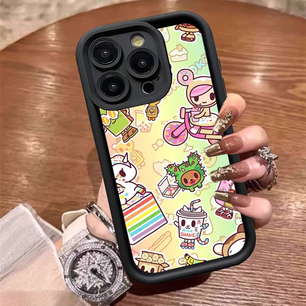 Fashion Brand T-Tokidoki Phone Case For IPhone 11 12 13 16 15 17 14 Pro Max Soft Funda Silicone Cover
