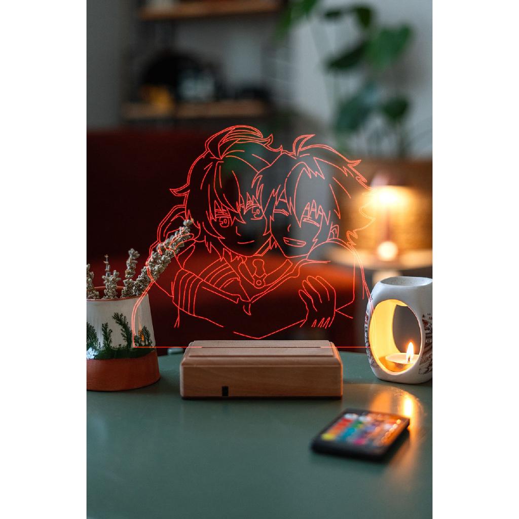 Seraph Of The End Mikaela Hyakuya And Y?ichir? Hyakuya 16color Night Light