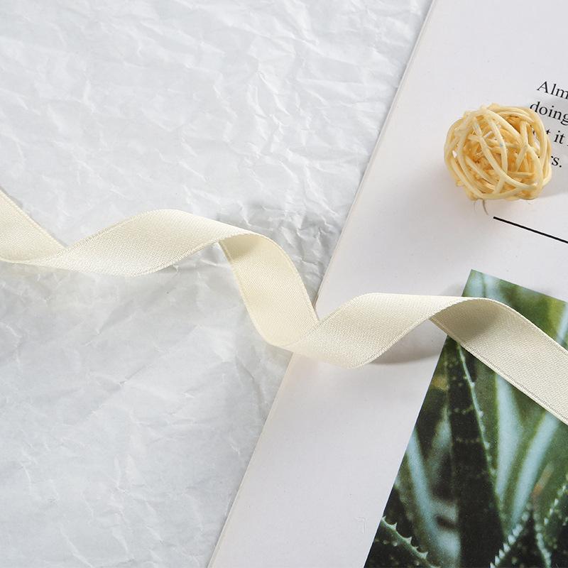 Double-Sided Matte Webbing Thickened Polyester-Cotton Jewelry Trophy Decorative Accessories Bow Colored Ribbon