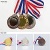 Marathon Gold Winner Award Medals With Neck Ribbon 3D Running Runner 1St 2Nd Trophy Various Sport Souvenir Prize Gift Customized