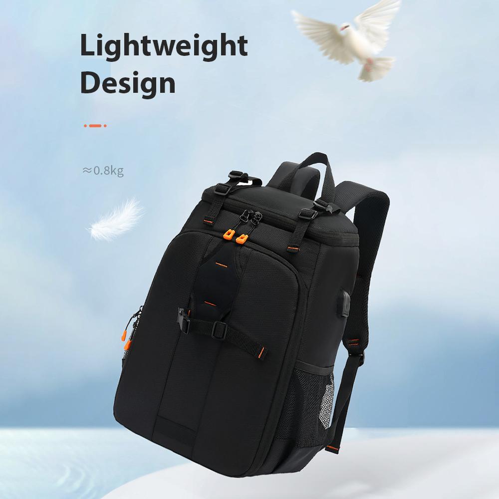 Camera Backpack Water resistant Camera Bag Photography Backpack Large Capacity Camera Case with Tripod Holder 15.6 Inch