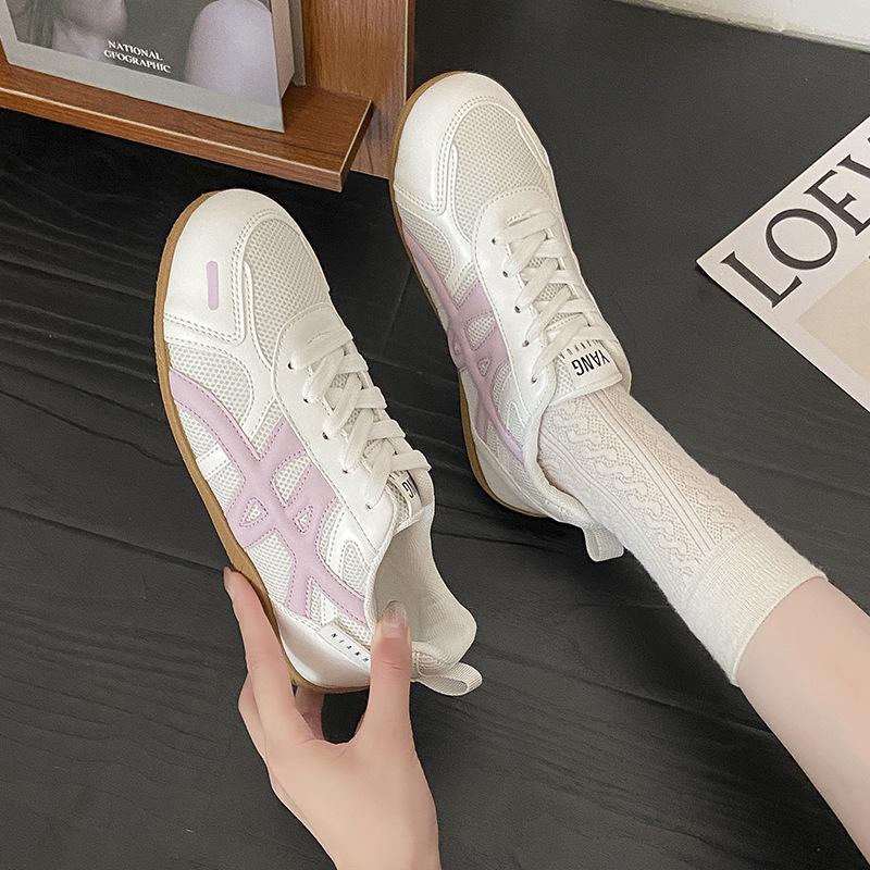 Women's new summer women's shoes blue mesh breathable thin-soled casual sports white shoes