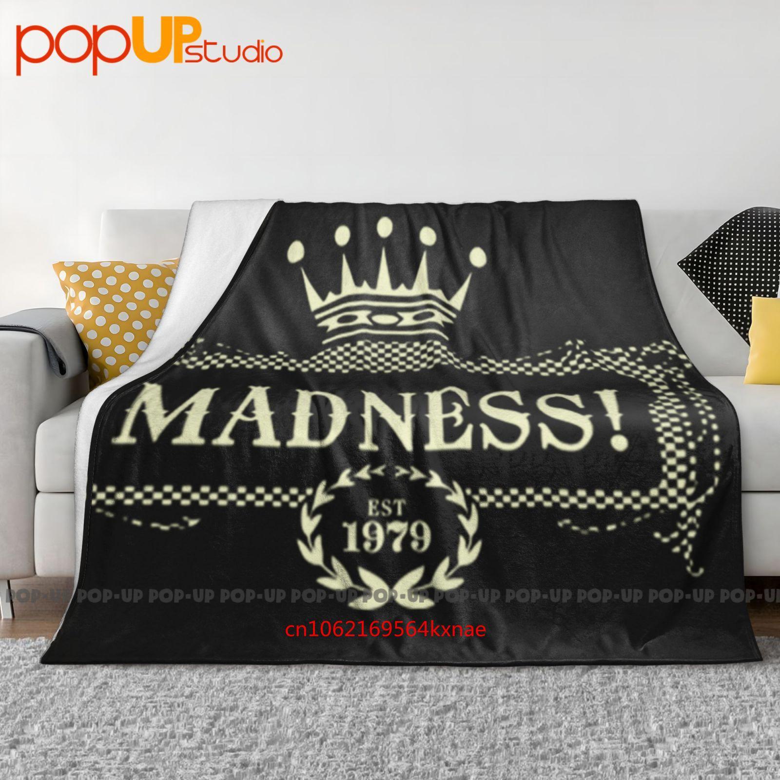 

Madness Est 1979 Gold Foil Crown Logo Ultra-Soft Blanket Quilt Winter Sofa Cover Bed Covers 30x40in