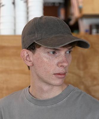 Chaebteo Standard Stone-Washed Ball Cap-Brown
