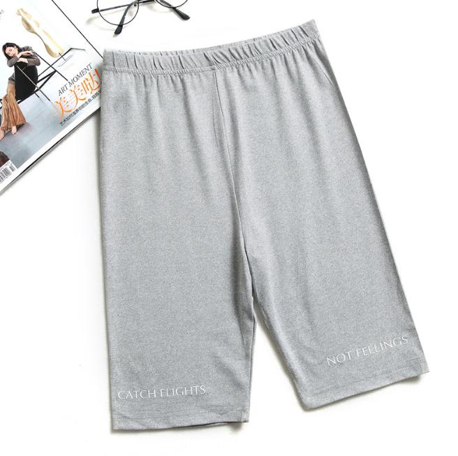 

Женские шорты Байкерские шорты Фитнес Короткие хлопковые цветные спортивные шорты для велоспорта Одежда Шорты с высокой талией Панталоны XL серый