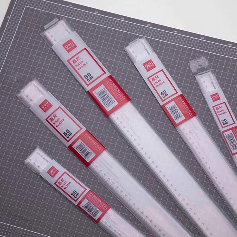 Deli 60cm Plastic Ruler