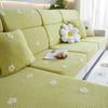 Embroidery Thicken Polar Fleece Sofa Covers All-inclusive Non-slip Couch Cushion Slipcover Combination Sofa Mattress