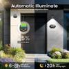 Solar Light Outdoor Waterproof 7 Colors Wall Lamp Solar Street Light Led Garden Wall Light