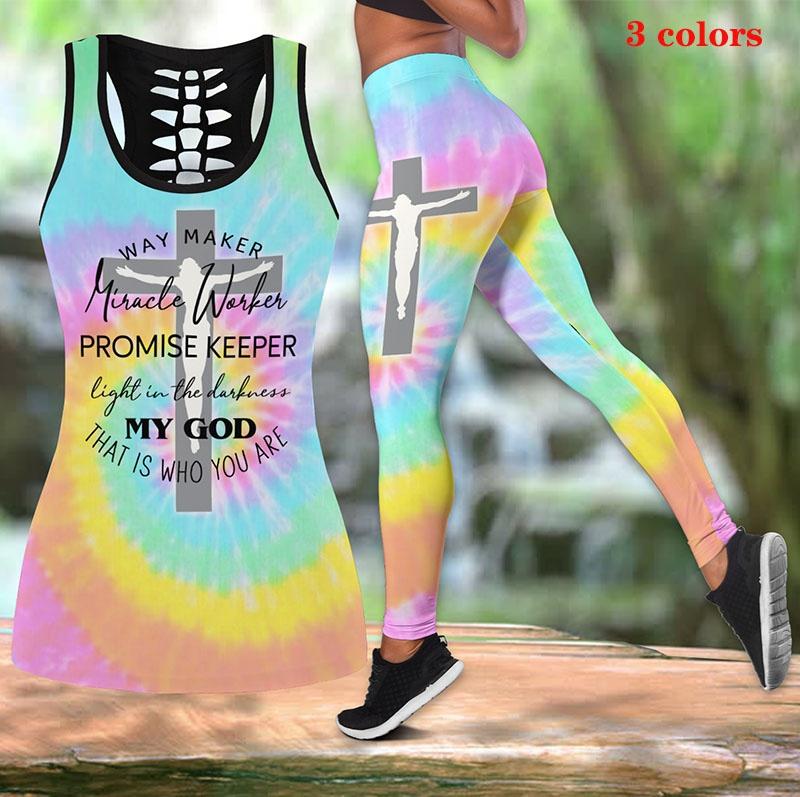 Moda Donna Estate 3D Pasqua Gesù Combo Outfit Stampa Senza Maniche Canotta  e Leggings Ladies Skull Print Plus Size Tops Gilet acquista in modo  economico — spedizione gratuita, recensioni reali con foto —