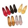 Doudou Schuhe flacher Boden Frühling und Herbst neu lässig vielseitig 2025 Schleife faul flacher Mund einzelne Schuhe Damen ein Pedal