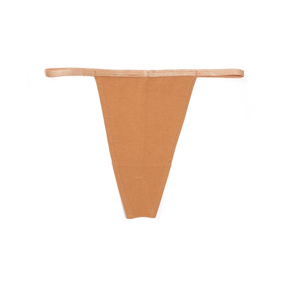 Сексуальные стринги с низкой посадкой и деликатными бретельками Дышащие минималистичные трусики S
