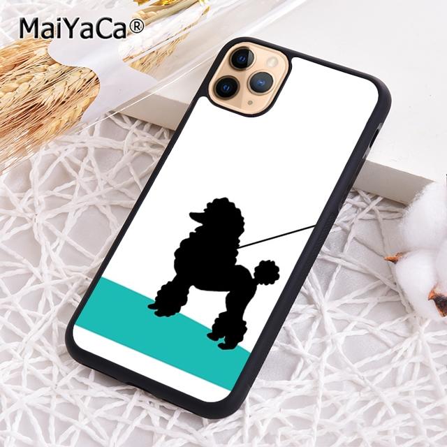 MaiYaCa Life Is Better With A Poodle Silhouette Phone Case For iPhone 17 Air 16 15 Plus 11 12 13 14 Pro Max Coque
