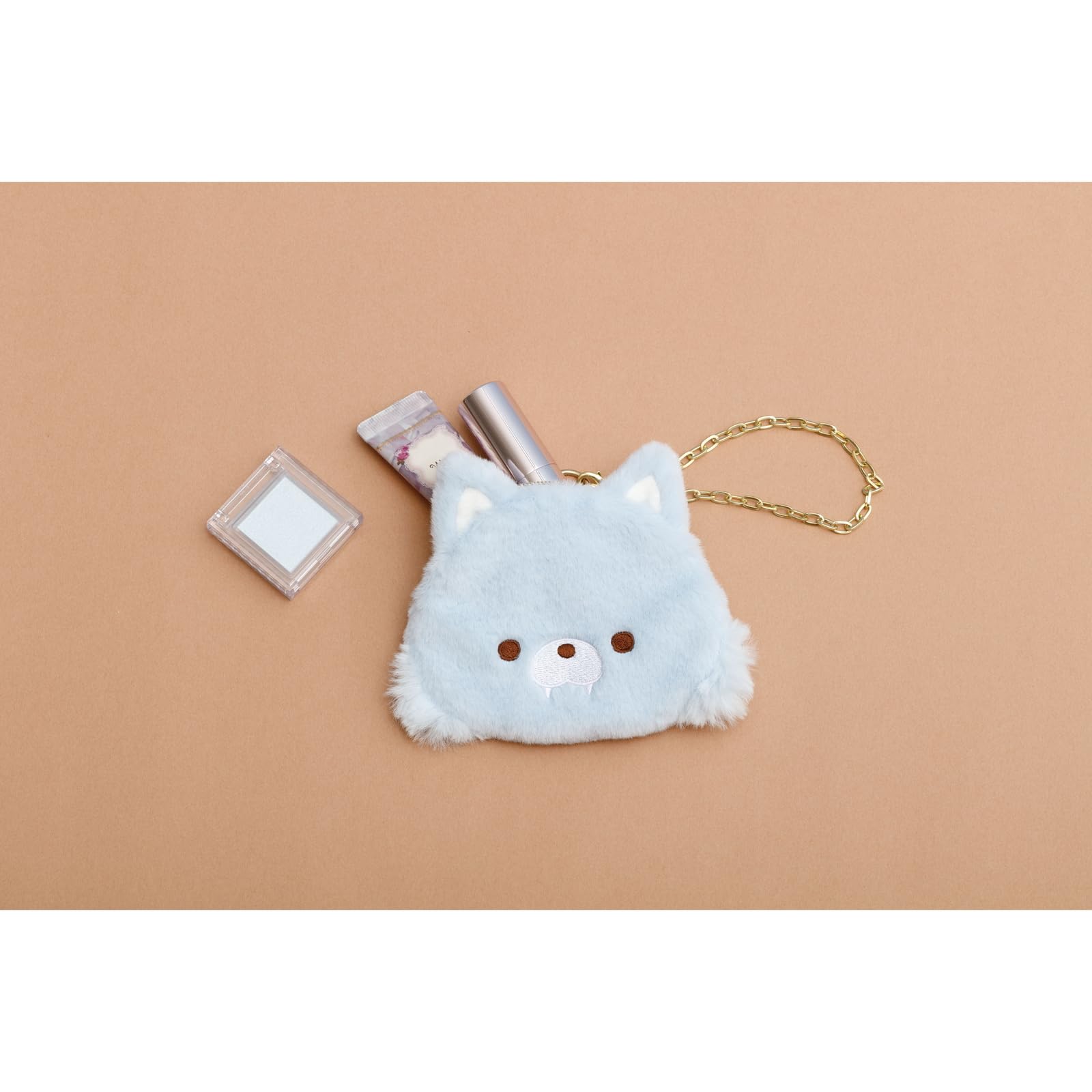 

Rilakkuma Plush Coin Case Aoi Kookami CK70602 H100 x W110 x D10mm San-X Aokogu s Stayover