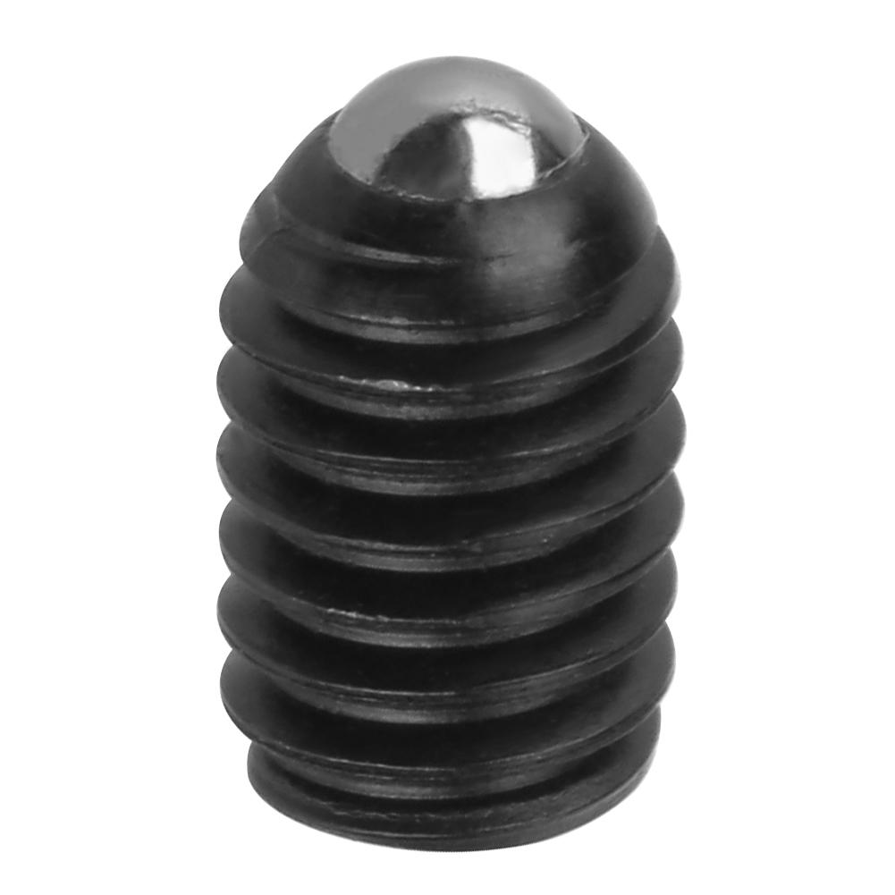 10pcs M4 Screw Thread Hex Socket Carbon Steel Ball Spring Plungers Set (M4*6)