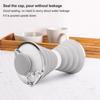 500ml Retractable Water Bottle Food Grade Leakproof Good Sealing Effect BPA Free Heat-Resistant Folding Type Water Bottle Retractable Beverage Cup