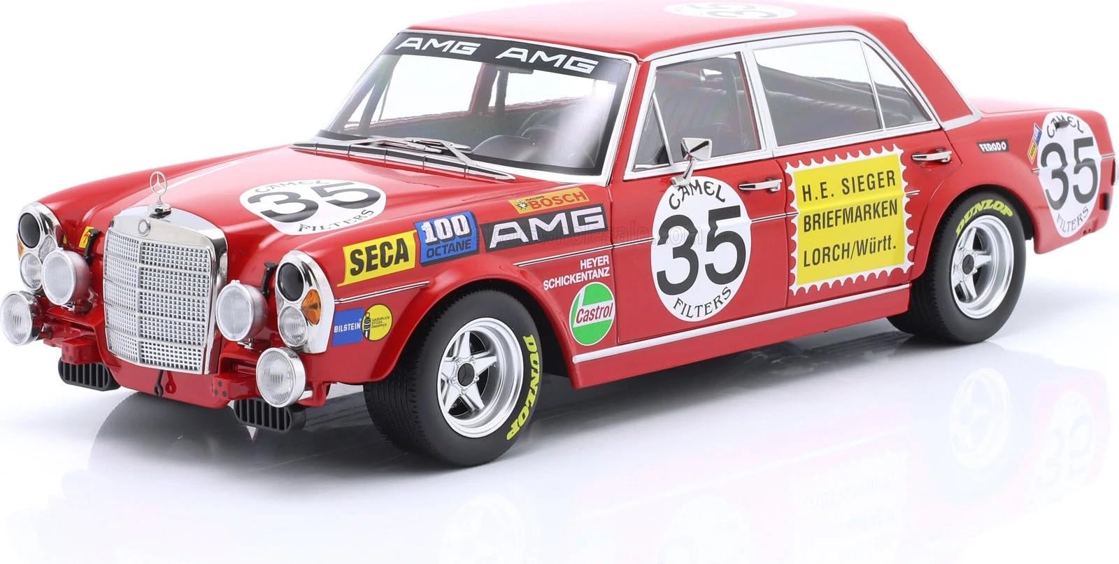 WERK 83 Mercedes-Benz AMG 300 SEL 6.3, Spa 24H 1971 Diecast Modell, 1/18