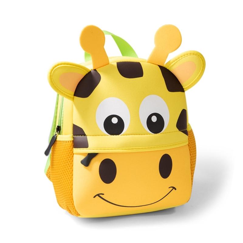 Cute Shoulder Bag for Child Student Tiger/Giraffe/Rabbit/Goat/Dog/Squirrel-Dinosaur/Monkey/Chicken-Owl Shaped Schoolbag