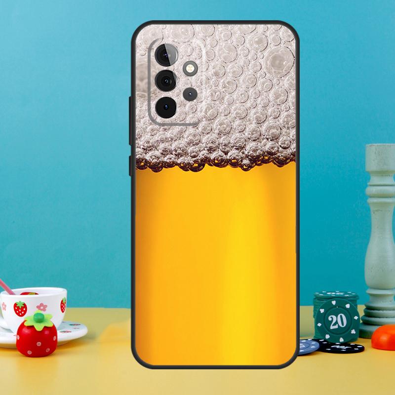 Beers Alcohol Summer Bubble Case For Samsung Galaxy A15 A16 A05 A26 A36 A56 A52 A53 A33 A13 A34 A54 A14 A35 A55 A22 A32