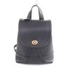 Excellent Backpack Â· Daypack Old Coach Black Glove Leather Women 9960 Used