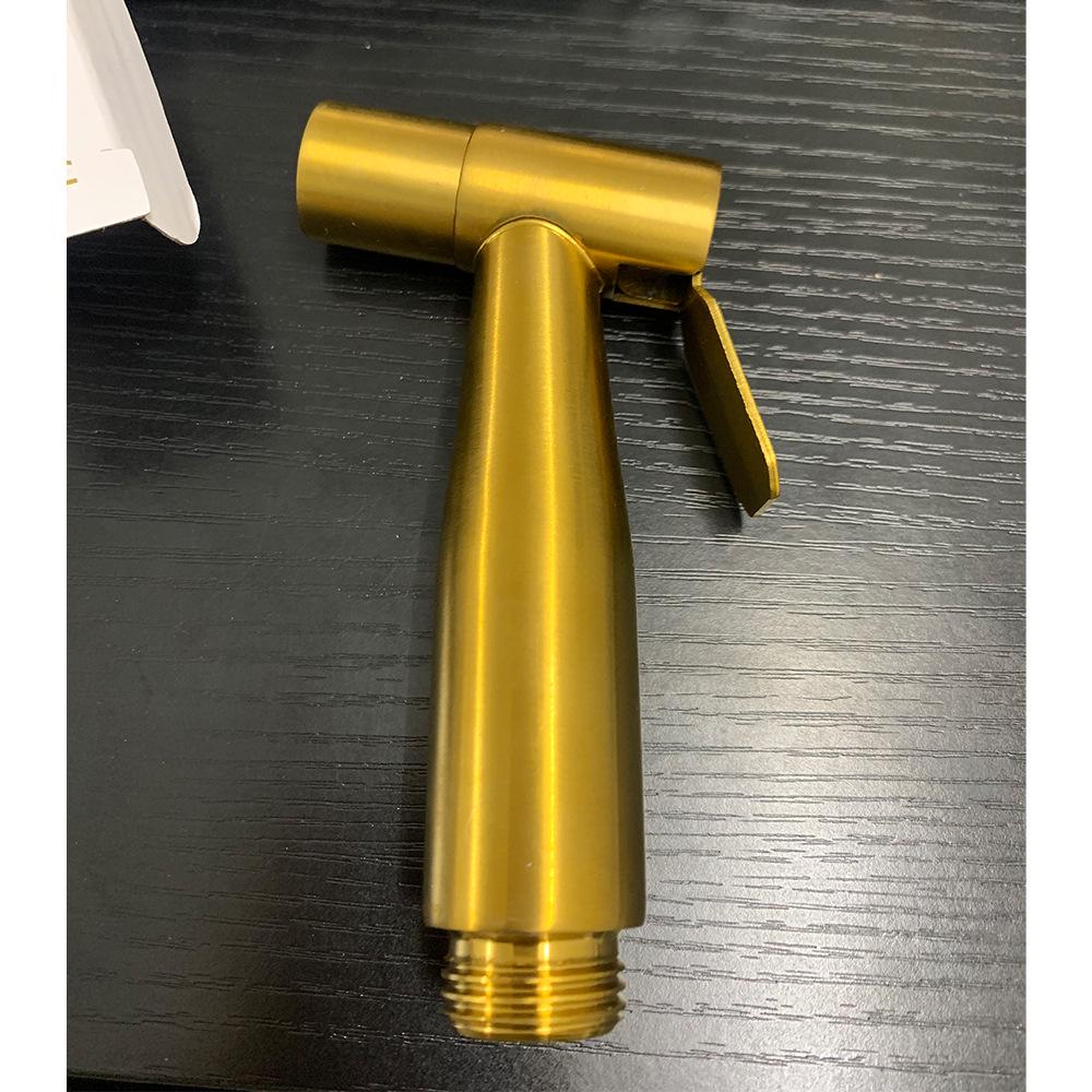 Gold Bidet Spray Set: Premium Stainless Steel Feminine Wash Gun for Bathroom Toilets