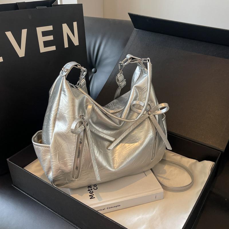 Bow Large Capacity Bag Women's New Casual Shoulder Bag Fashion Tote Bag