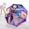 1pc Warm Winter WelcomeAutomatic Opening Closing Umbrella with Convenient Three-Fold Design, 8-Bone Iron Frame, Outdoor Umbrella, Festive Gift for Fan