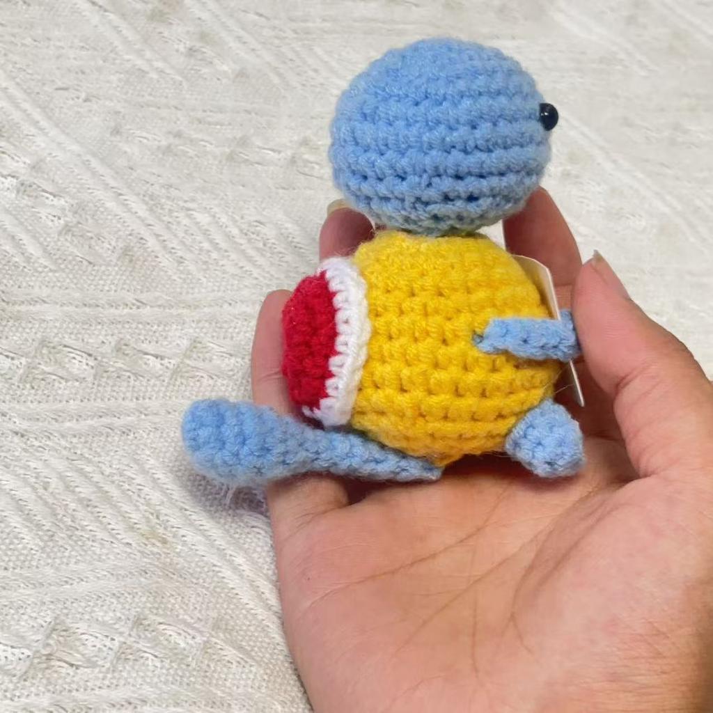 New Positive Crochet Turtle Doll Cute Emotional Support Turtle Desktop Ornament Emotional Inspirational Support Gift for Women