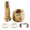 Joint Regulator Inlet Nuts Quick Change Regulator .830-14 1/4\\\\\\\\\\\\\\\" NPT Inlet Nut With Washer NUT - Brass Brand New