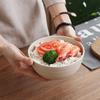 2 Size Round Wheat Straw Bowl Anti-fall Soup Bowls Children Japanese Bowl Sets for Noodles Snack Beauty Table Accessories