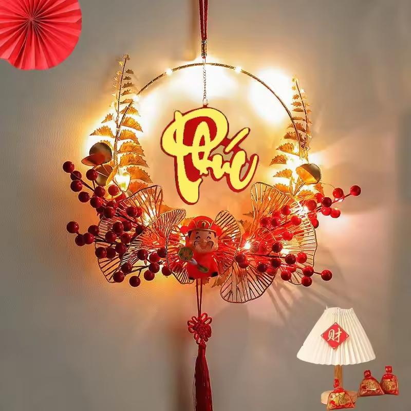 2026 Vietnamese Happy New Year Decorations Traditional New Year Ornaments for Vietnam Festival Decor Medium