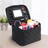 Makeup Bag Handle Dustproof Mirror Cosmetic Bags Square Soft Foldable Lightweight Toiletry Case Traveling Foundation